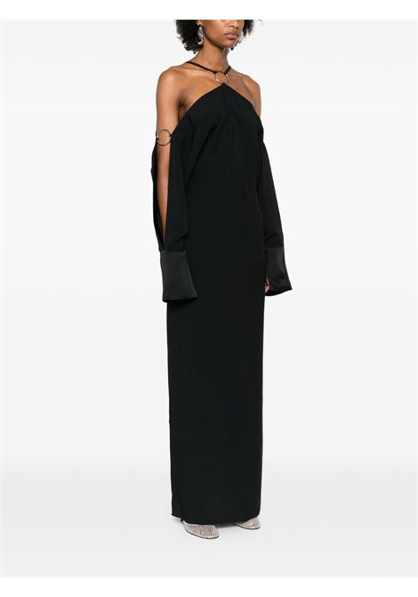 Black Volturno maxi dress Taller Marmo - women TALLER MARMO | TMPF2418133